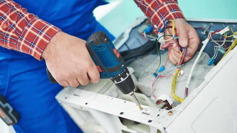 Elmadağ Bosch Bosch çamaşır makinesi kart tamiri – Su almama arızası orijinal parça ile giderildi. - Teknik servis örneği